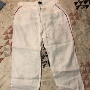 J. Crew beach pants. 100% linen.